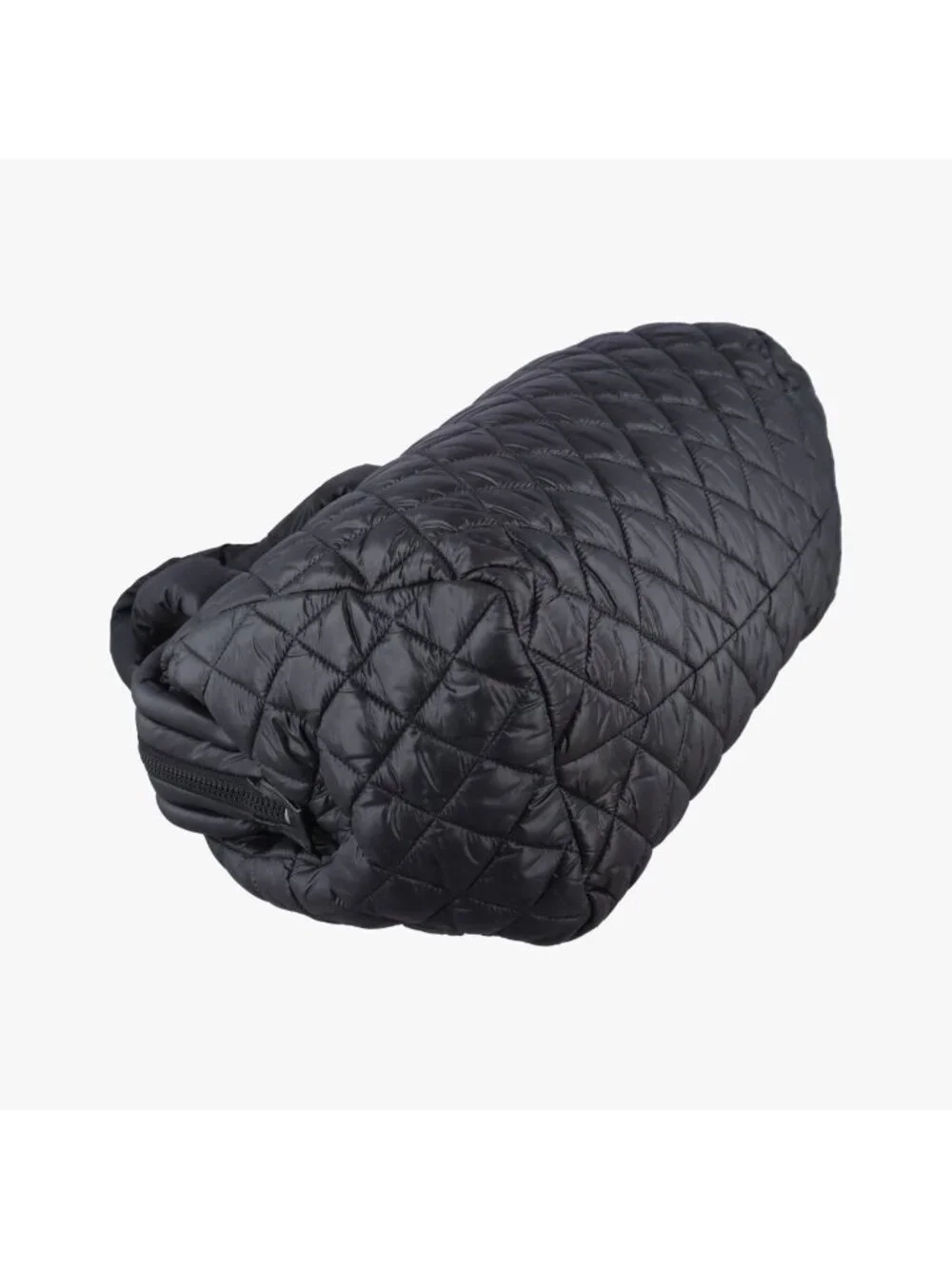 Chanel Coco Cocoon Quilted Black Nylon Leather Handbag